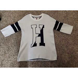 Tommy Hilfiger Denim Long Sweater Womens Small H Logo